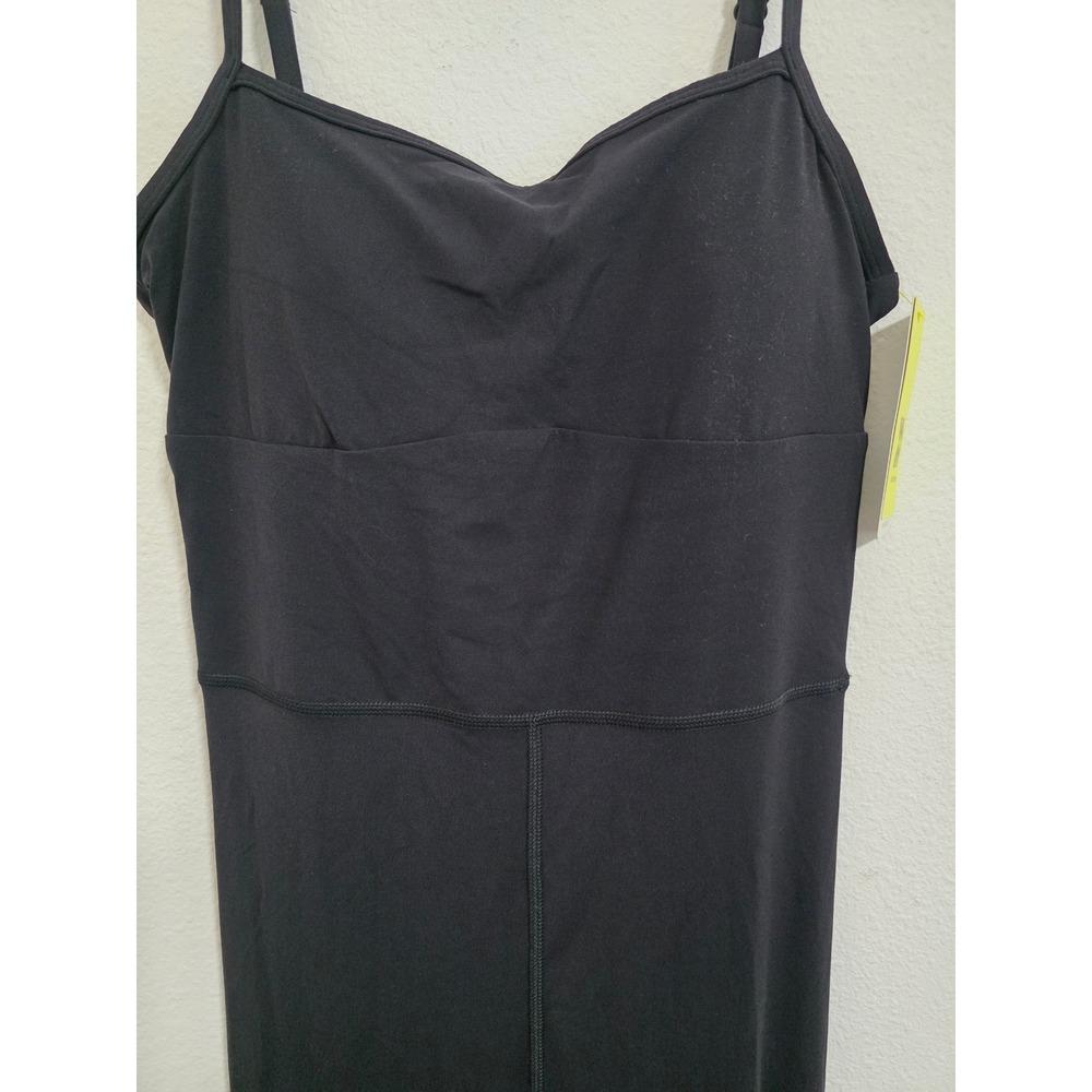 All in Motion Black Active Bodysuit Everyday Soft Sweetheart Cutout Small - Picture 3 of 6